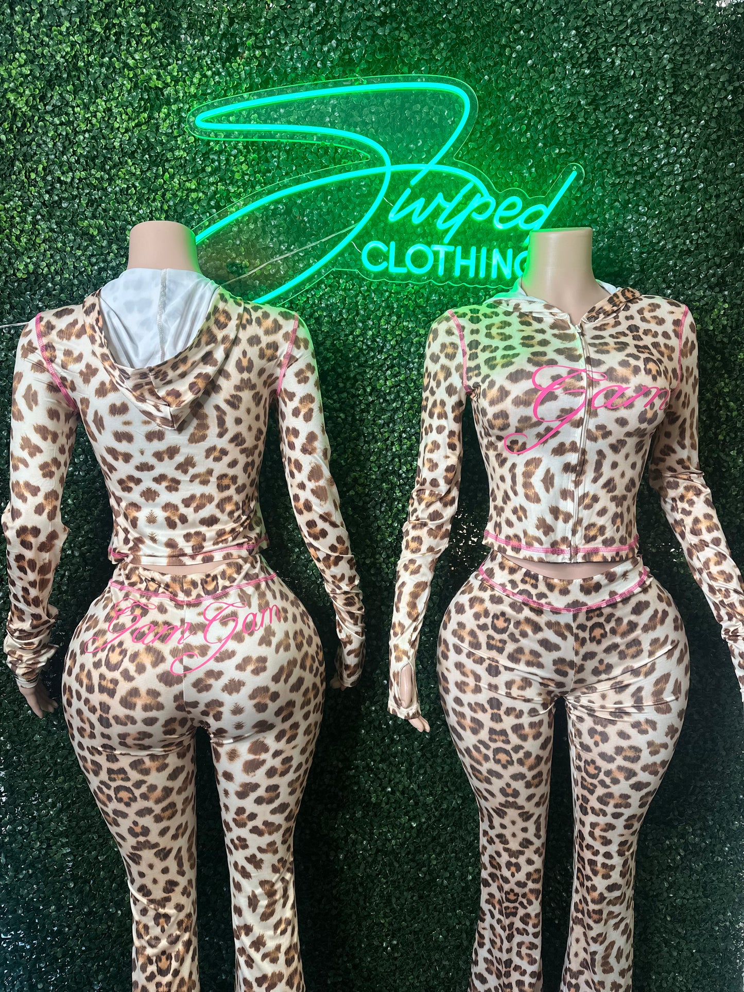 Cheetah Charm Set
