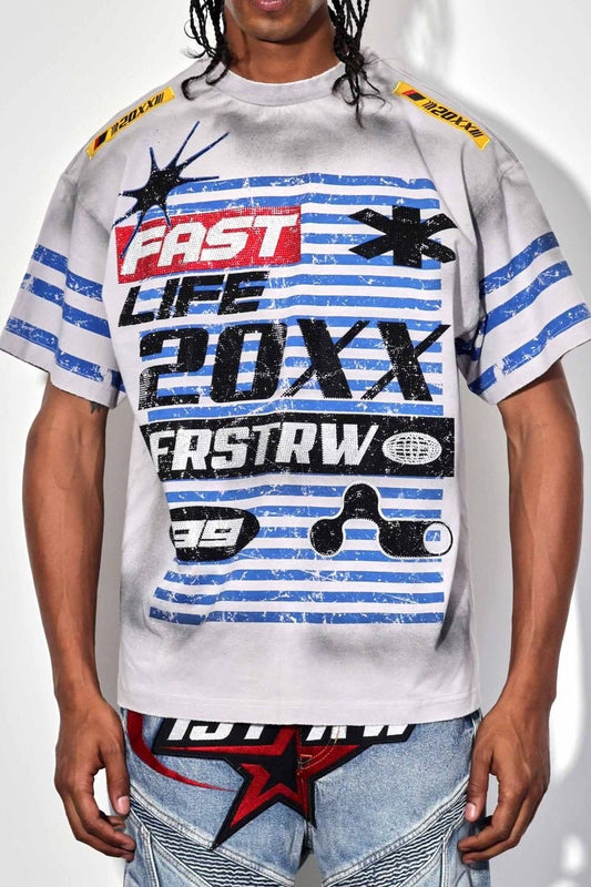 FAST LIFE RACING LOGO TEE